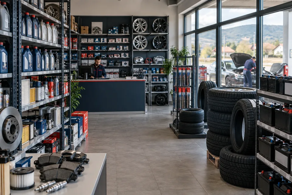 Magazin piese auto și anvelope