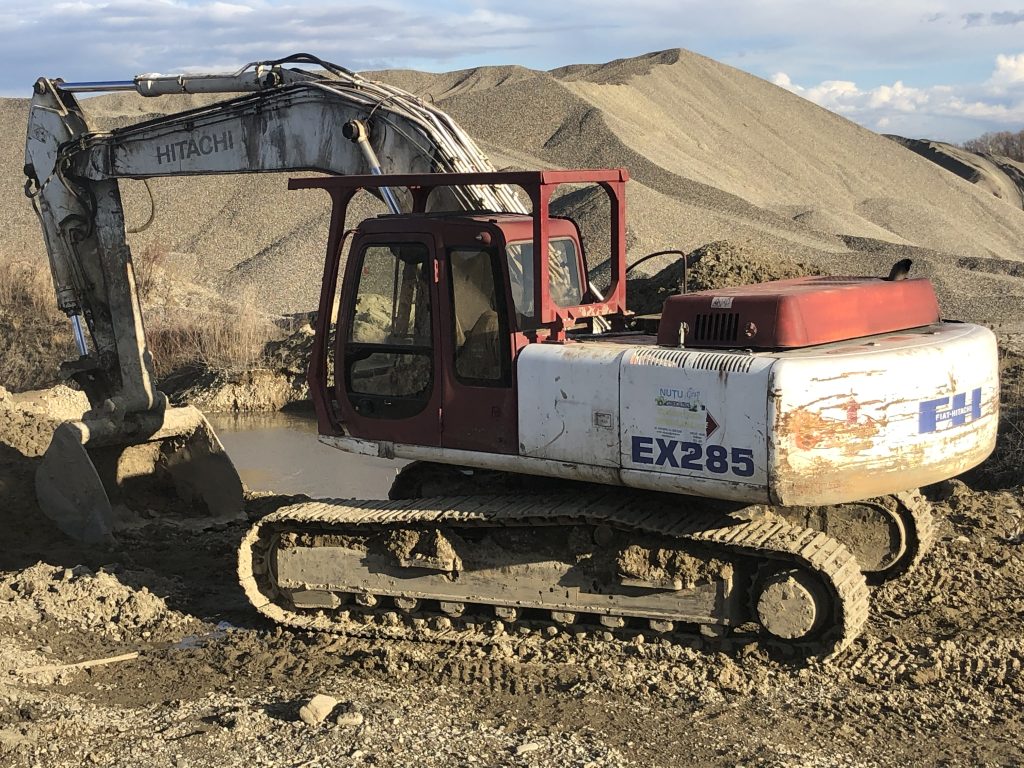 Excavator pe senile Fiat Hitachi Ex 285 - 2004