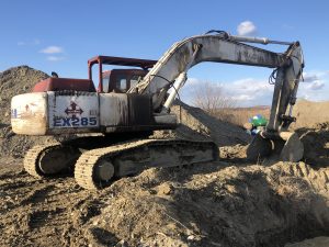 Excavator pe senile Fiat Hitachi Ex 285 - 2004