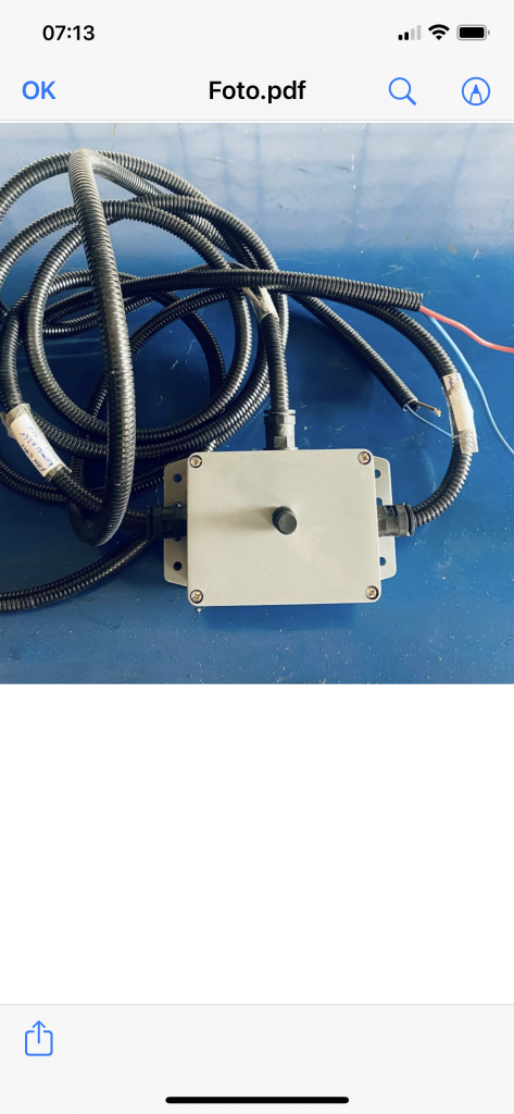 Comanda electrica actionare malaxor simpla